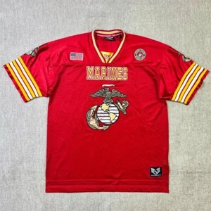 Rapid Dominance Football Jersey US Marines USMC Mesh USA American Red 2XL - Picture 1 of 12