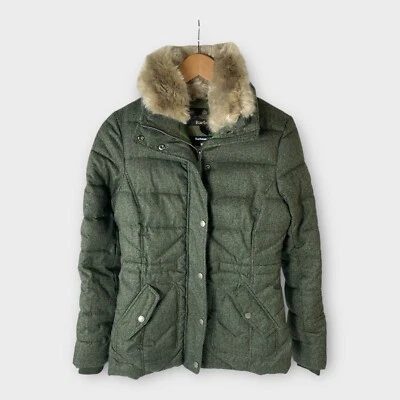 Chaqueta Abrigo Barbour Langstone Acolchado Puffer South Shields Imitación Piel EE. UU. Mujeres 4 Foto 1 de 4