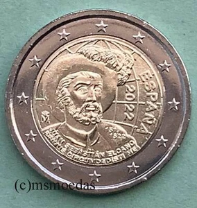 Spagna 2 euro commemorativi 2022 giro del mondo moneta euro commemorative coin - Foto 1 di 1