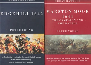 Peter Young Great Battles Series EDGEHILL 1642 & MARSTON MOOR 1644 Like New 2 SC - Picture 1 of 6