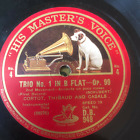 SCHUBERT  : TRIO No. 1 IN B FLAT, Op. 99 ~ 78 RPM