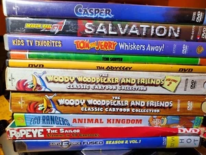 Kid's Children's Cartoons, Animated Comedy Movies DVD's Lot Of 11 - Picture 1 of 1