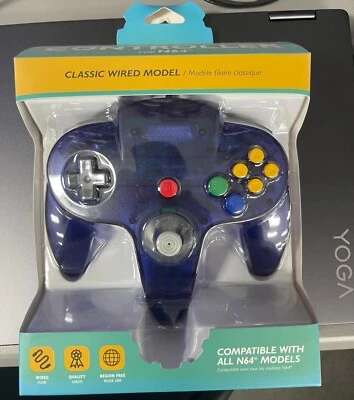 Tomee N64 Classic Wired Controller-Blue - Image 1 of 2