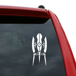 Portal / Turret Vinyl Decal | Color: White | 5" tall - Picture 1 of 1