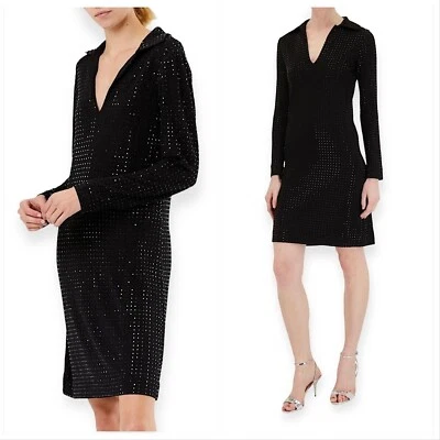 Nili Lotan Adelyn Dress In Black, Size XS,  New with tag - Image 1 of 4