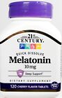 21st Century Melatonin 10mg (Quick Dissolve) 120 Tablets - Exp Date 12-2025