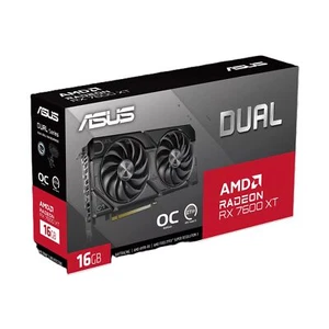 ASUS DUAL-RX7600XT-O16G Graphics Card Radeon RX 7600 XT 16GB GDDR6 128-bit [NEW] - Picture 1 of 12