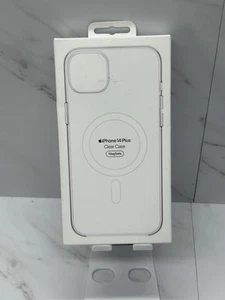 Genuine Apple Silicone Soft Case w/ MagSafe for Apple iPhone 14 Plus 6.7"- Clear - Picture 1 of 4