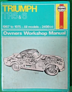 Haynes Workshop Repair Service Manual Triumph TR5 TR6 2498cc 2.5 1967-75 - Picture 1 of 4
