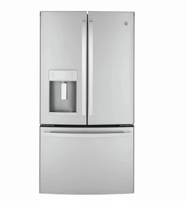 GE 36" Counter Depth 22.2. Cu. Ft. French Door Refrigerator - GYE22GYNFS - Image 1 of 4