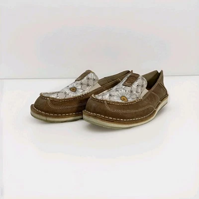 Ariat Shoes Womens Size 11 Brown Daisy Print Cruiser Slip On Loafers 10030575 - Image 1 of 4