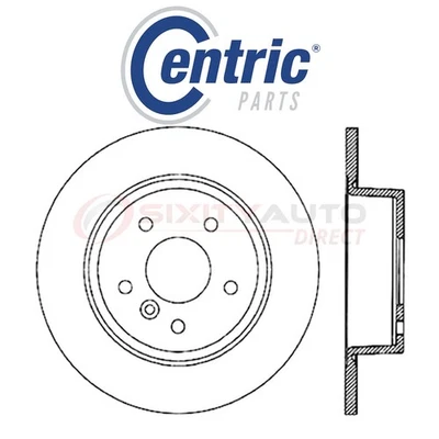 Centric C-TEK Disc Brake Rotor for 1999-2004 Land Rover Discovery 4.0L 4.6L rs Foto 1 de 4