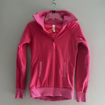 Chaqueta polar Ivivva Lululemon Hold Your Warmth para niñas talla 12 gimnasio Foto 1 de 4