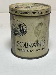 De colección Sobranie Virginia No. LATA DE TABACO 40 cigarrillos Inglaterra vacía - Imagen 1 de 20