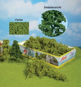 HEKI - Diorama Dekor - 15 Bäume und Sträucher aus Naturfasern Hals... - Bild 1 von 1
