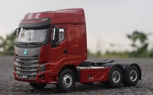1/24 Scale DFLZM DFLZ Chenglong H7 Truck tractor Red Diecast Car Model Toy - Picture 1 of 7