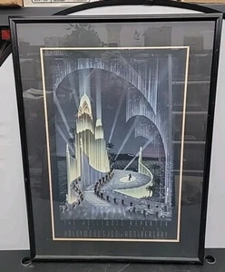 Robert Hoppe Hollywood Reporter -Hollywood's 100th Anniversary Print Framed 1987 - Picture 1 of 4