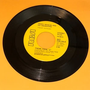 Henry Mancini Thema von Z & The Molly Maguires 45 U/min RCA Promo Schallplatte Vinyl 7" - Bild 1 von 2