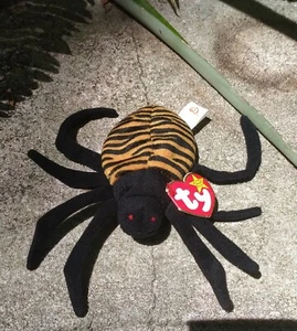 TY Beanie Baby - Spinner the Spider Original Tag Attached  - Picture 1 of 6