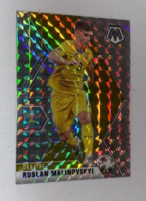 2021 Panini Mosaic Soccer Ruslan Malinovskyi Silver Mosaic UEFA Euro #191 - Image 1 of 4