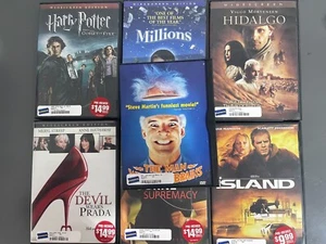 Blockbuster Exclusive 7 DVD Bundle Harry Potter Devil Wears Prada Millions More - Picture 1 of 24