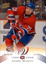2008-09 Upper Deck Montreal Canadiens Centennial Hockey #171 Andrei Markov