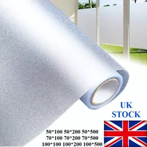 UK Frosted Window Film Vinyl Total Privacy Glass Without Blocking The Light - Picture 1 of 17