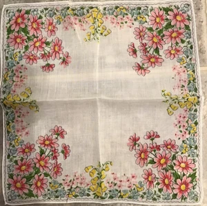 PAÑUELO FLORAL PRIMAVERA VINTAGE PAÑUELO 11,5 X 11,5 - Imagen 1 de 4