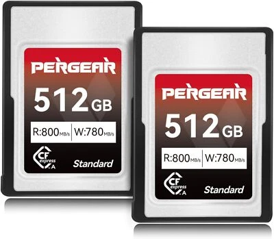 US 2-Pack Pergear 512GB CFexpress Type A Memory Card Up to 780MB/s Read Speed - Image 1 of 4