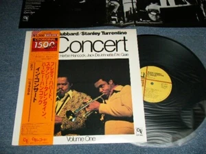 FREDDIE HUBBARD / STANLEY TURRENTINE Japan 1978 LAX-3185 NM LP+Obi IN CONCERT - Picture 1 of 6