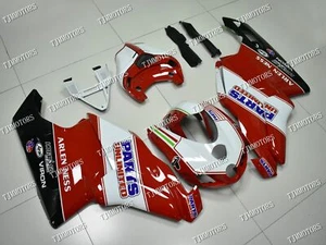 For 05-06 Ducati 999/749 Red White Black ABS Injection Mold Bodywork Fairing Kit - Picture 1 of 9