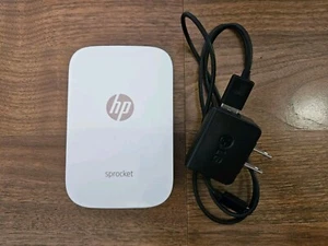 HP Sprocket White Portable Printer Rechargeable - Picture 1 of 3