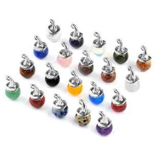 Colgante de tapa de mago de plata de 5 piezas para hacer joyas esfera de 12 mm dijes de Halloween - Imagen 1 de 42