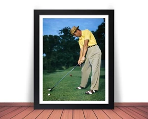 Framed SAM SNEAD Golf Photo Picture PGA Golfer Golfing - 8x10 or 11x14 (W2) - Picture 1 of 10
