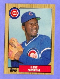 1987 Topps  # 23 Lee Smith   Chicago Cubs
