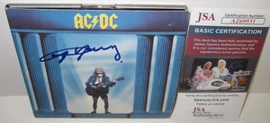 ANGUS YOUNG SIGNED AC/DC WHO MADE WHO CD CLASSIC ROCK AUTOGRAPH JSA COA - Picture 1 of 5