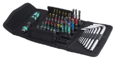 Wera DRIVER BIT SET 52Pcs Hexagon, Phillips, Pozidriv, Slotted & Torx Head - Image 1 of 3