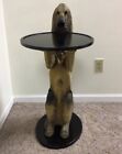 Bombay Company Sir Hawthorne Hound Dog Butler Serving Side Table Retired 1998