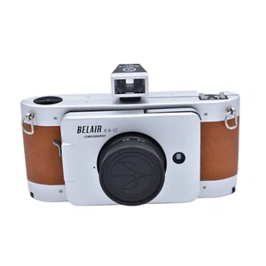 Lomography Belair X 6-12 Jetsetter Medium Format Camera, Silver/Brown - Picture 1 of 10