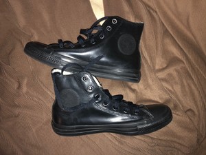patent leather converse high tops