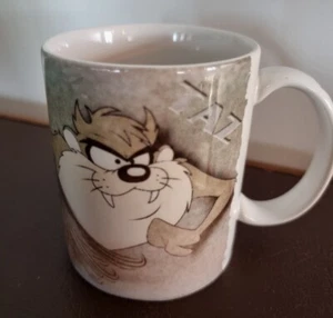 Vintage Tazmanian Devil Mug Movieworld 1997 Looney Tunes Taz Coffee Cup - Picture 1 of 5