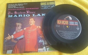Mario Lanza ‎– The Student Prince ~ (VG+) - Imagen 1 de 2