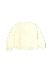 Zara Girls Yellow Sweatshirt 7 - Picture 1 of 2