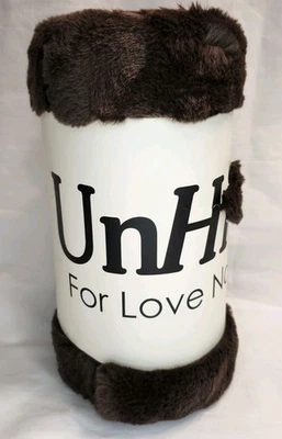 Unhide Lil' болото одеяло шоколадный коричневый 50 «X 60» очень мягкий новый  - Изображение 1 из 4