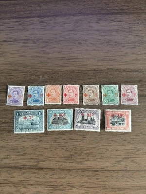 Scott vintage 1900’s BÉLGICA 1918 usado Cruz Roja bisagras buen estado Foto 1 de 4
