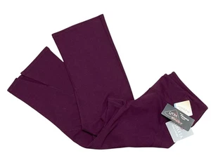 Athleta Power Ananda Split Leg Capri Stretch Legging New Sz S In Berry - Picture 1 of 10