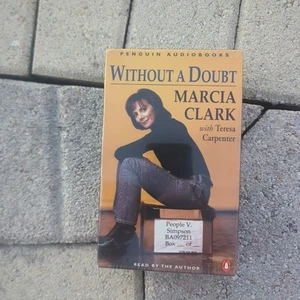 New Without A Doubt Marcia Clark O.J. Simpson Trial 4 Tapes Audio Book Cassette - Picture 1 of 6