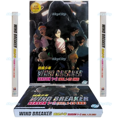 DVD Anime Wind Breaker Season 1+2 (1-25 End) English Dub & Subtitles, All Region - Image 1 of 4