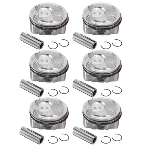 6 Pack NEW STD Engine Piston Set For Hyundai Kia 3.3L 3.5L 3.8L V6 230413CFA0 - Bild 1 von 17