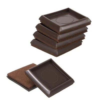 Almohadillas para Muebles, 10 Piezas Protector de Muebles Cuadrado de 2" con Fieltro Foto 1 de 4